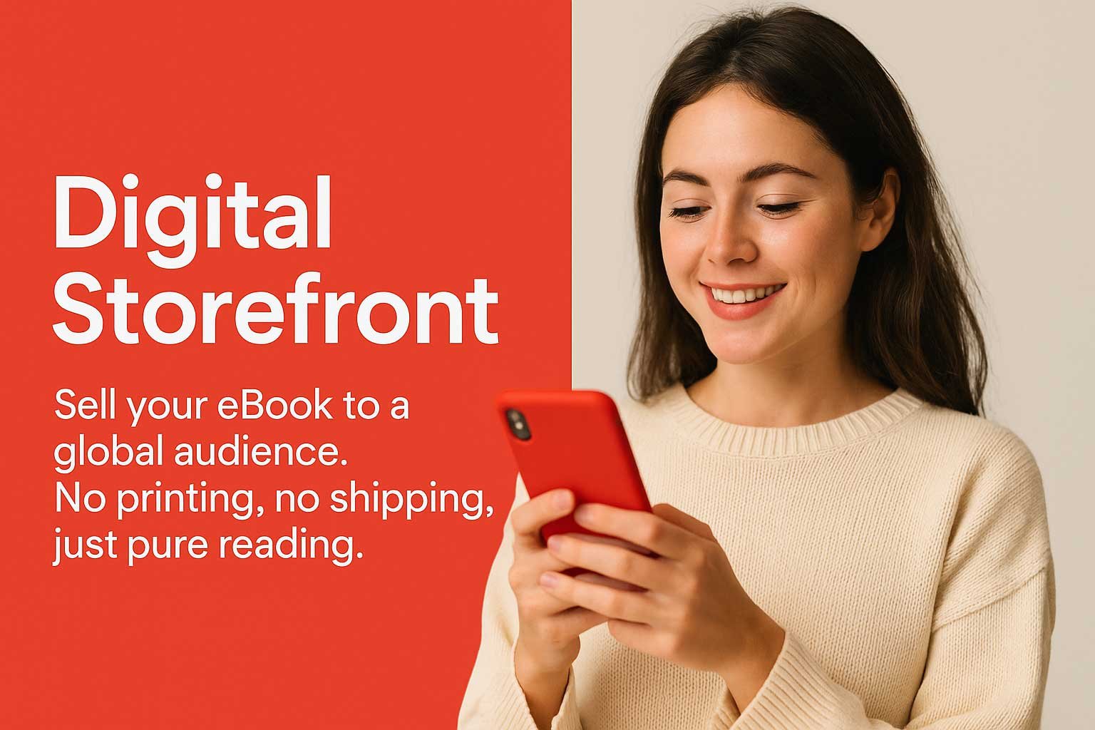 Sell Your eBook to a Global Audience — No Printing, No Shipping, Just Pure Reading